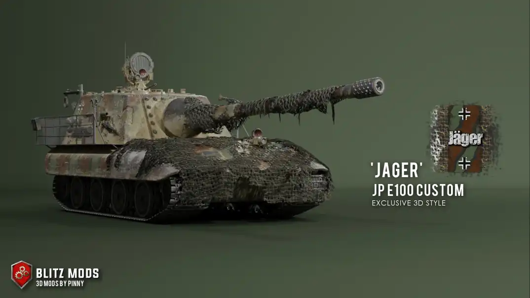 JagdPz E-100 - тяжелый танк-истребитель в игре World of Tanks